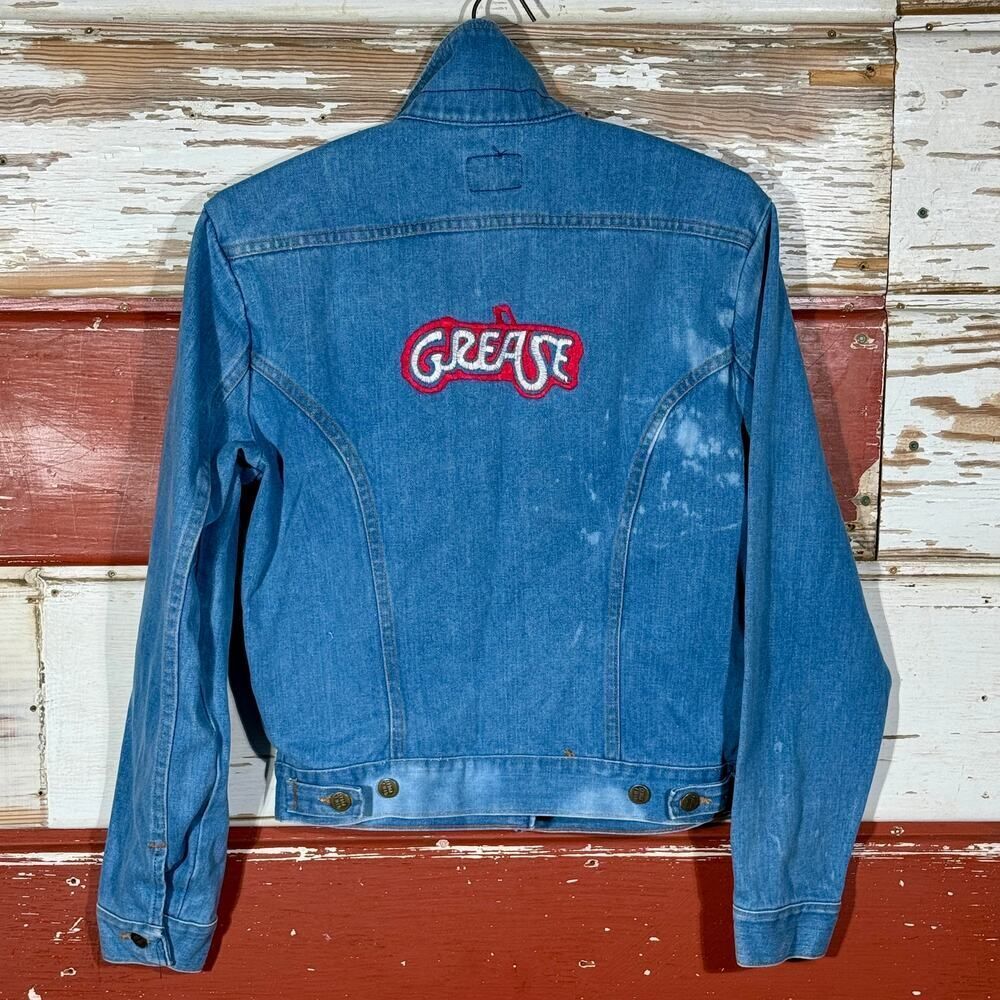 Vintage VTG 70s USA DO-NOTHING Sedgefield Jean Jacket Grease‎ Movie